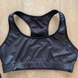Coeur Sports Black Bra with front pocket 2XL